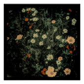 Böhmisch-Schwarze Wildblume Poster (Vorderseite)