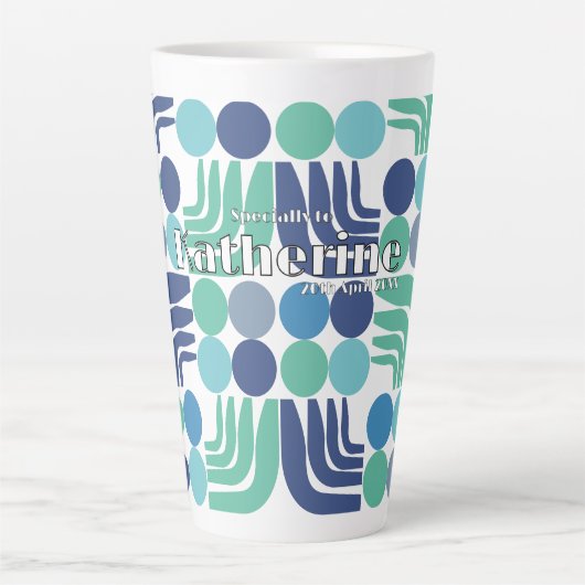 Böhmisch Weiß Blau Milchtasse (Vorderseite)
