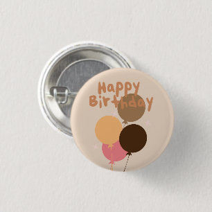Böhmische Ballons Alles Gute zum Geburtstag   Button