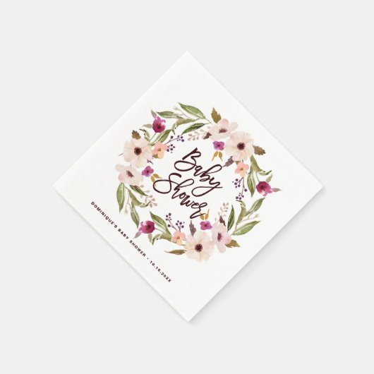 Böhmische Bläserrasendusche Serviette (Ecke)