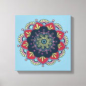 böhmische, blumengeschmückte Leinwand (Vorderseite)