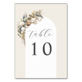 Böhmische Ehrenhochzeit aus Baumwolle Tischnummer (Rückseite)