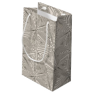Böhmische Liniengeometrie-Muster Kleine Geschenktüte
