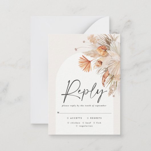 Böhmische Pampasgras-UAWG Mitteilungskarte (Rückseite)