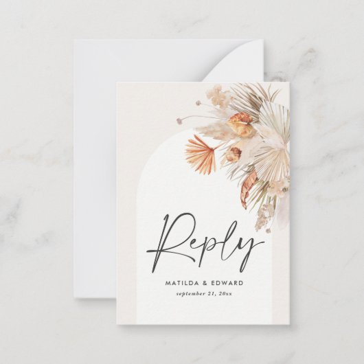 Böhmische Pampasgras-UAWG Mitteilungskarte (Vorderseite)