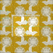 böhmische Träume gelb Stoff (Kachel)