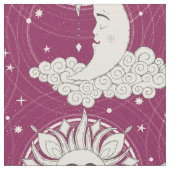 Böhmische Träume Kirsche Stoff (Nahaufnahme)