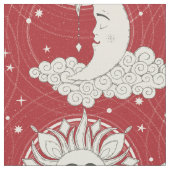 böhmische Träume rot Stoff (Nahaufnahme)