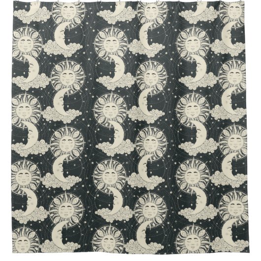 `böhmische Träume russ Duschvorhang (Vorderseite)