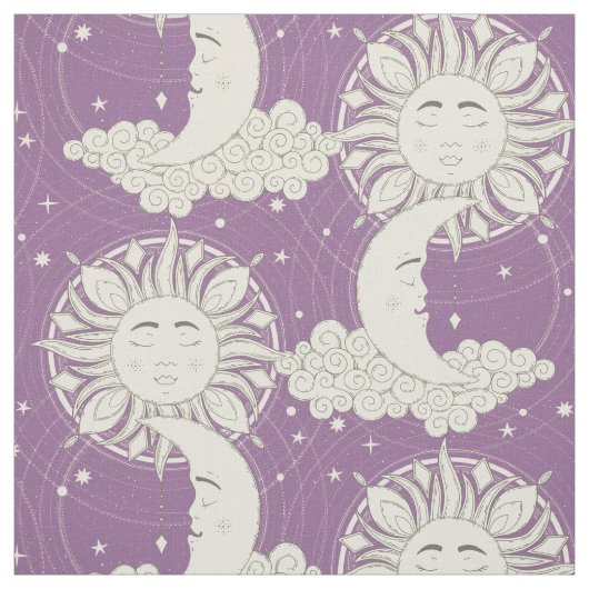 Böhmische Träume violett Stoff (Muster)