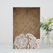 böhmischer rustikaler Western-Berg Briefpapier (Stehend Vorderseite)