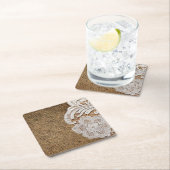 böhmischer rustikaler Western-Berg Rechteckiger Pappuntersetzer (Vor Ort)