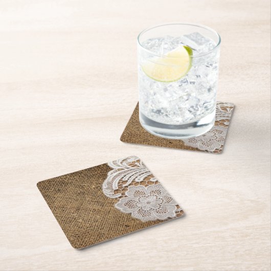 böhmischer rustikaler Western-Berg Rechteckiger Pappuntersetzer (Vor Ort)