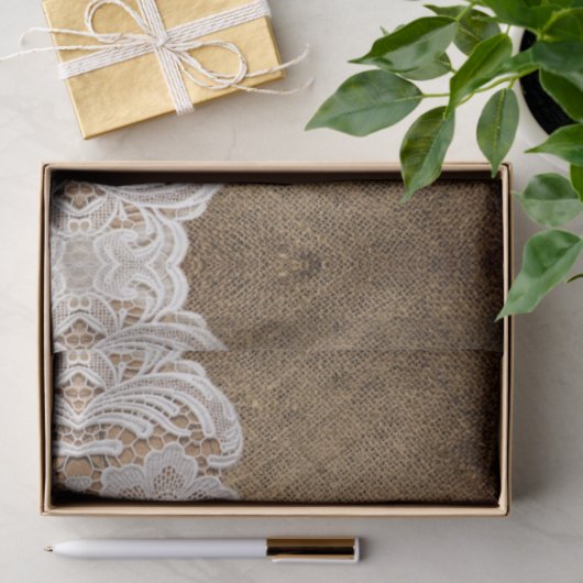 böhmischer rustikaler Western-Berg Seidenpapier (Geschenk)