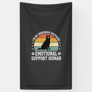 Böhmischer Schäferhund Emotionaler Unterstützungsm Banner
