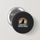 Böhmischer Schäferhund Emotionaler Unterstützungsm Button (Vorne & Hinten)