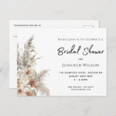 Böhmisches Brautparty aus Terrakotta Ankündigungspostkarte (Vorne/Hinten)