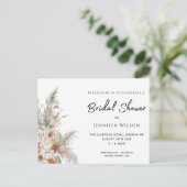 Böhmisches Brautparty aus Terrakotta Ankündigungspostkarte (Stehend Vorderseite)