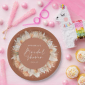 Böhmisches Brautparty aus Terrakotta Pappteller (Party)