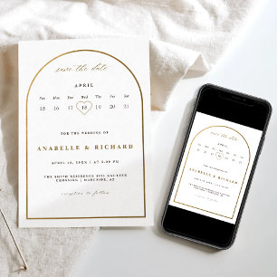 Böhmisches Gold Save the Date Einladung