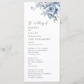 Böhmisches Hochzeitsprogramm für dustig blühende B Programm (Vorderseite)