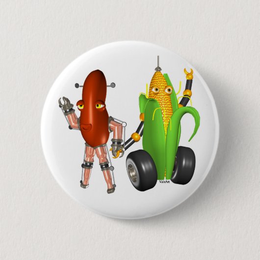 Bohne cornbots button (Vorderseite)