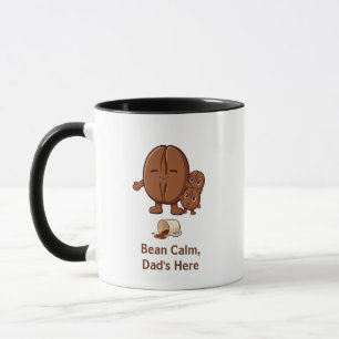 Bohne ruhig süße Kaffeebohnen-Familie Vatertag Tasse