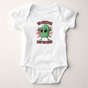 Bohne sein oder nicht Bohne sein Baby Strampler