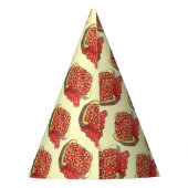 Bohnen auf Toast UK British Cuisine Food Partyhütchen (Rückseite)