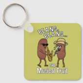 Bohnen, Bohnen - das musikalische Obst Schlüsselanhänger (Vorderseite)