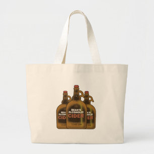 Bohnen-Cider Jumbo Stoffbeutel
