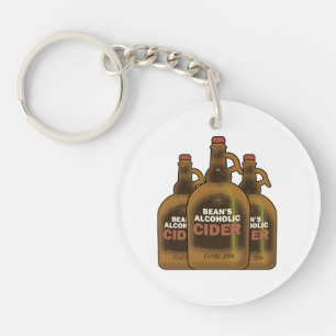 Bohnen-Cider Schlüsselanhänger
