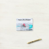 Bohnen das Whippet Surfdog Post-it Klebezettel (Auf Schreibtisch)