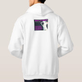 Bohnen der Whippet Hoodie (Rückseite)