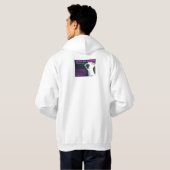 Bohnen der Whippet Hoodie (Schwarz voll)