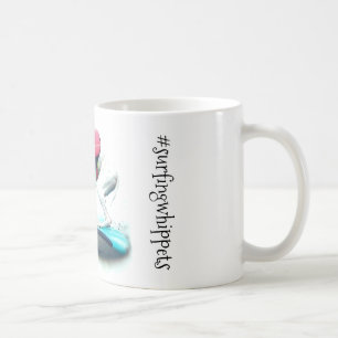 Bohnen die Whippet #surfingwhippets Tasse