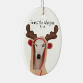 Bohnen die Whippet Verzierung Keramikornament (Rechts)