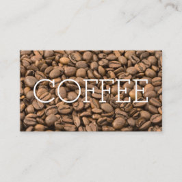 Bohnen-einfache große Wort-Kaffee-Loyalität Treuekarte