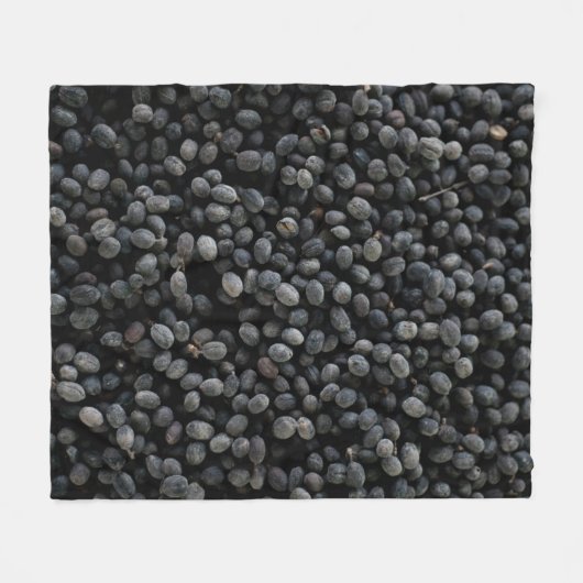 Bohnen Fleecedecke (Vorderseite (Horizontal))