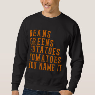 Bohnen Grüntöne Kartoffeln Tomaten/Paradeiser - Li Sweatshirt