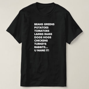Bohnen Grüntöne Kartoffeln U Name It Erntedank T-Shirt