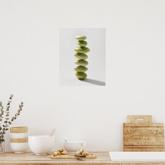 Bohnen, Lebensmittel Poster (Küche)