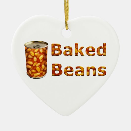 Bohnen mit Backform Keramikornament (Vorne)