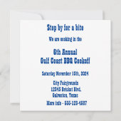 Bohnen oder keine Bohnen Chili Kochen Cowboy 1 Cus Einladung (Rückseite)