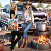 Bohnen oder keine Bohnen Chili Kochen Cowboy 1 Cus Tasche