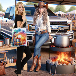 Bohnen oder keine Bohnen Chili Kochen Cowboy 1 Cus Tasche