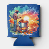 Bohnen oder keine Bohnen Chili Kochen Cowboy 1 Dosenkühler (Rückseite)