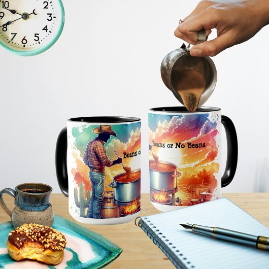 Bohnen oder keine Bohnen Chili Kochen Cowboy 1 Tasse