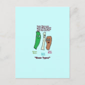 Bohnen Postkarte (Vorderseite)