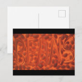 Bohnen Postkarte (Vorne/Hinten)